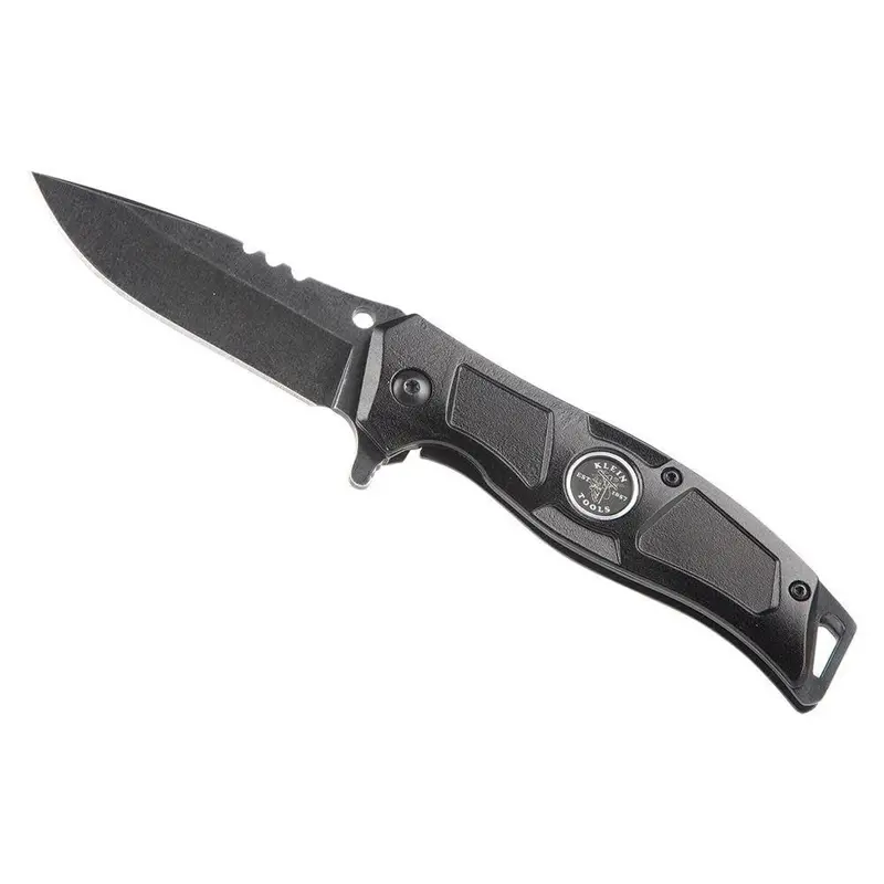 Klein Electrician’s Pocket Knife – Stainless Steel Blade, Ideal for Cable Splitting & Wire Stripping