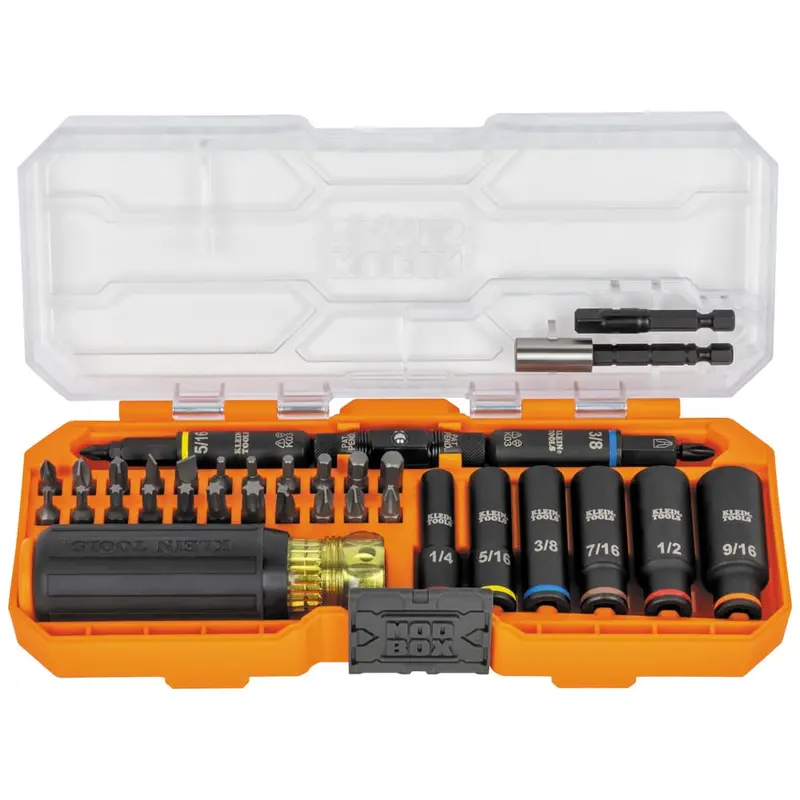 Klein Tools 32502HD 41-Piece KNECT Impact-Rated Screwdriver & Socket Combo Kit