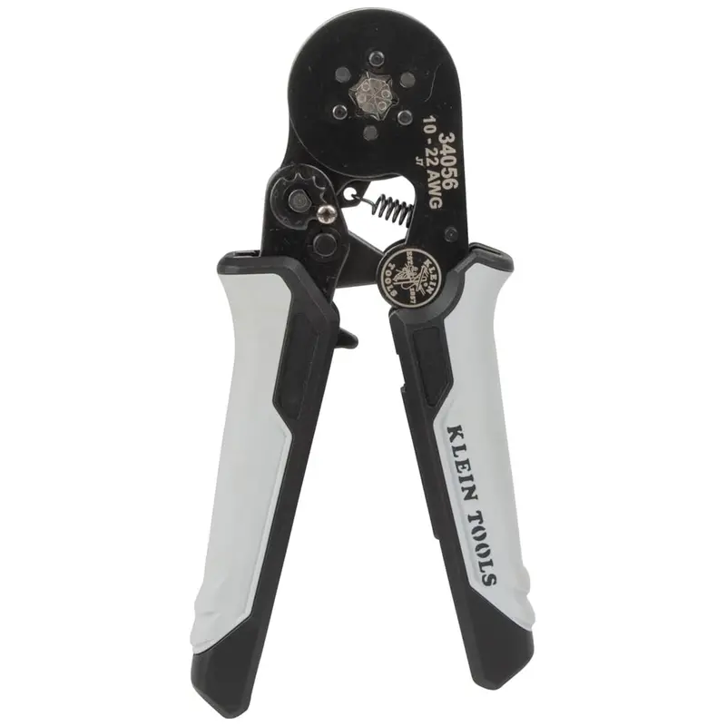 Klein Tools 34056 Ratcheting Ferrule Crimper for 10–22 AWG Wires