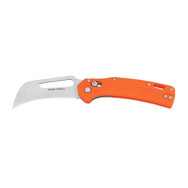 Klein Tools 44056 Hawkbill Cable-Skinner Pocket Knife with Ergonomic Grip