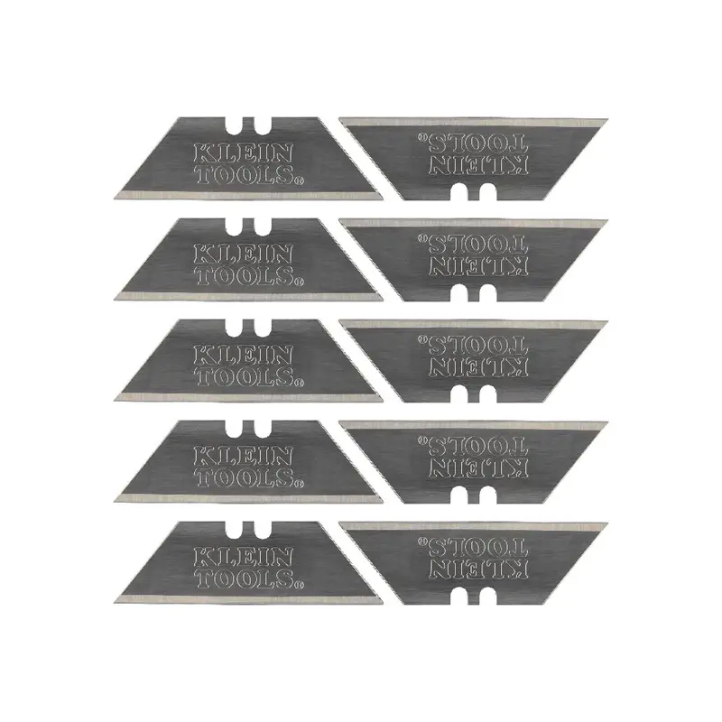 Klein Tools 44124 Replacement Utility Knife Blades — 10-Count Pack