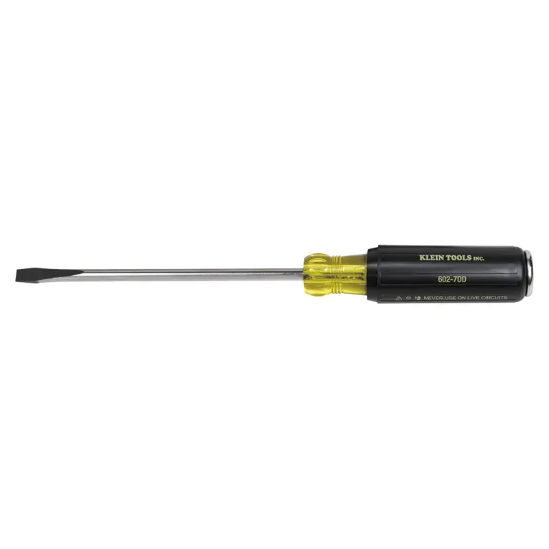 Klein Tools 5/16″ Keystone Demolition Driver – 7″ Round Shank for Tough Fastening