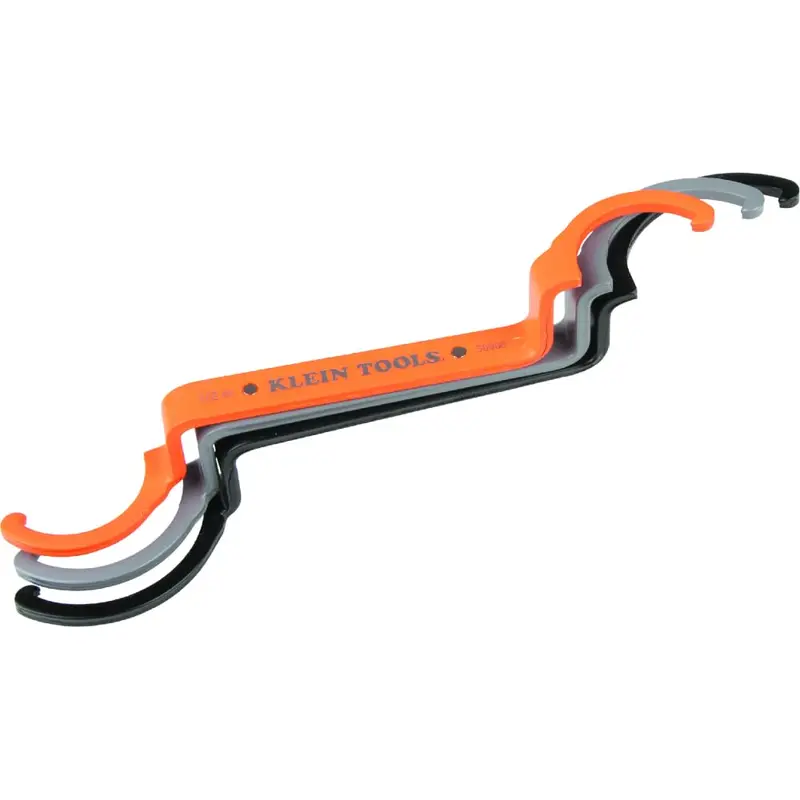 Klein Tools 50900R Locknut Wrench Set for Electrical Conduit Fittings