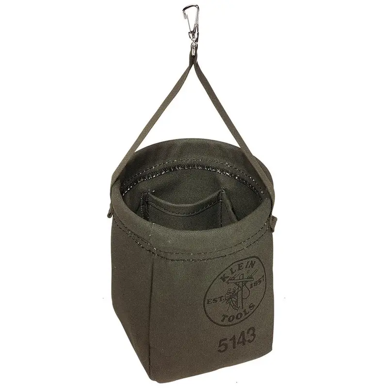 Klein Tools 5143 Canvas Tapered-Bottom Tool Bag