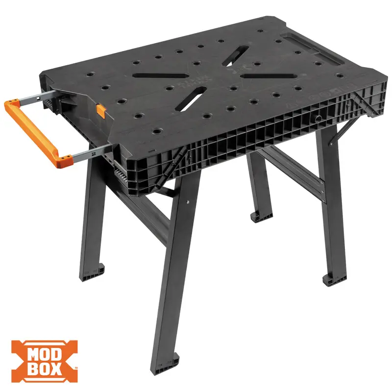 Klein Tools 54410MB MODbox Portable Folding Workbench with Modular Design