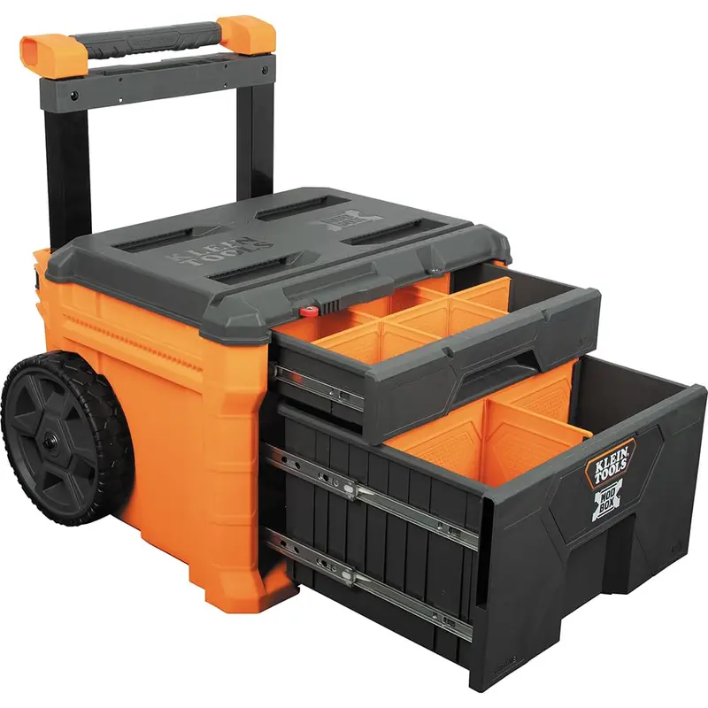 Klein Tools 54801MB Two-Drawer MODbox Rolling Tool Cabinet