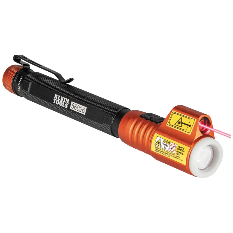 Klein Tools 56026 LED Inspection Penlight with Integrated Laser Pointer