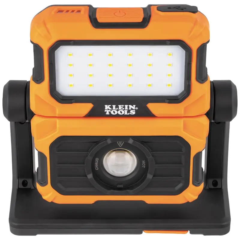 Klein Tools 56417 MODbox Dual-Beam LED Work Light with USB-C Rechargeable Battery