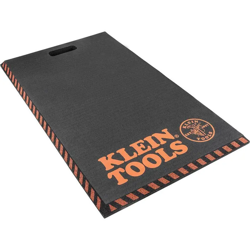 Klein Tools 60136 Professional Kneeling Pads – Large Adult Foam Pads with Carry Handle & Closed-Cell Cushioning