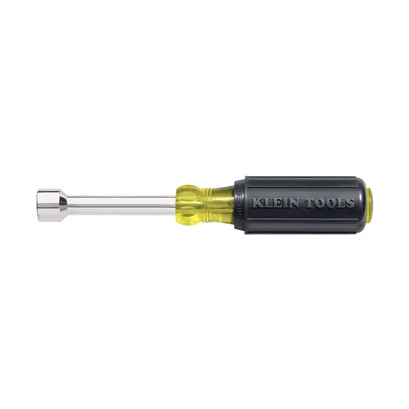 Klein Tools 630-1/4 3-Inch Cushion-Grip Nut Driver — 1/4-Inch Tip