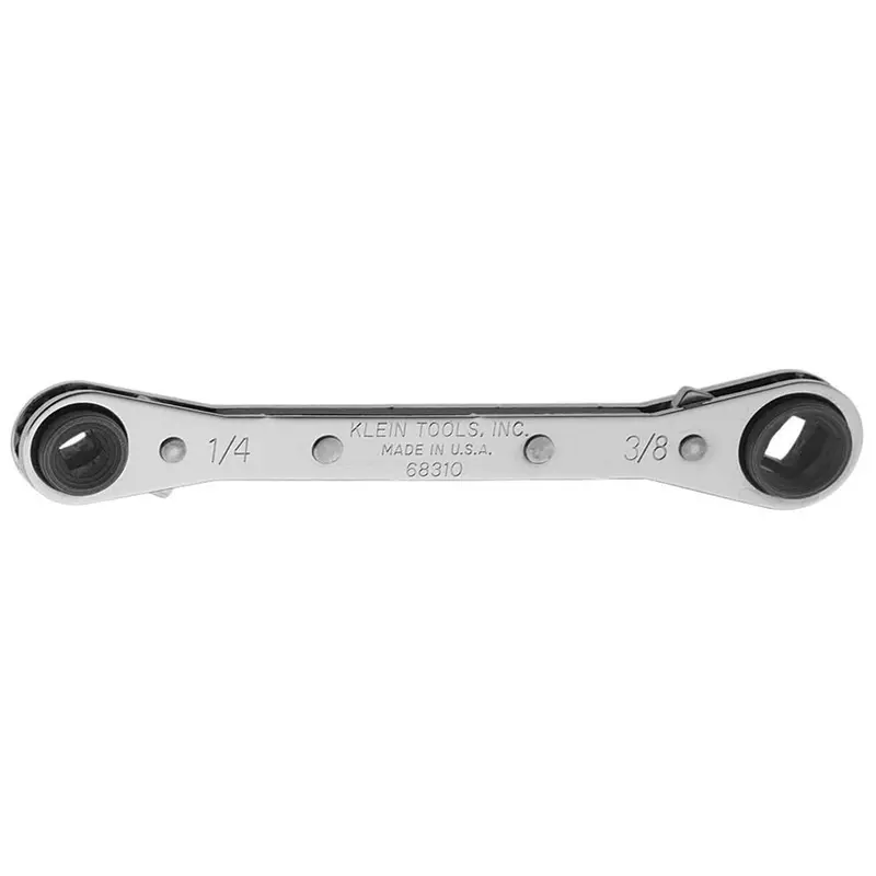Klein Tools 68310 Ratcheting Refrigeration Wrench – 5.5-Inch for HVAC Applications