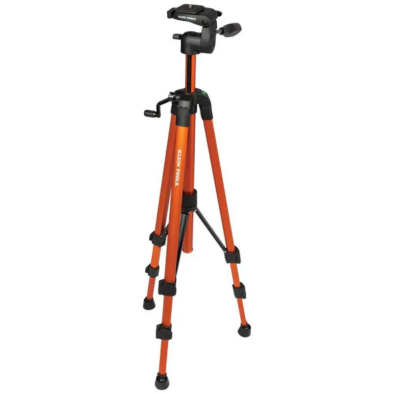 Klein Tools 69345 Flexible Aluminum Tripod — Compatible with Laser Levels and Universal Mounting Options