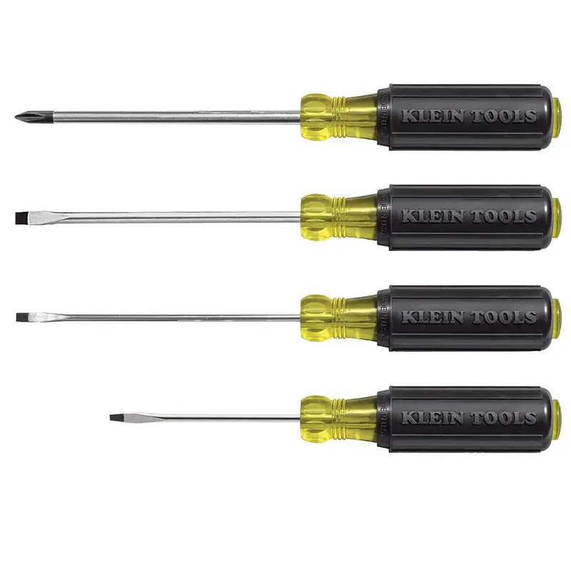 Klein Tools 85484 Mini Slotted & Phillips Screwdriver Set — 4-Piece