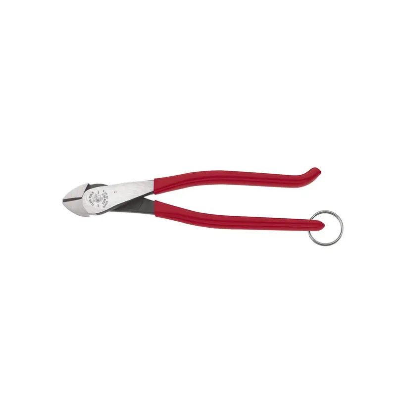 Klein Tools D248-9STT Ironworker’s Diagonal Cutters with Tether Ring — 9-Inch