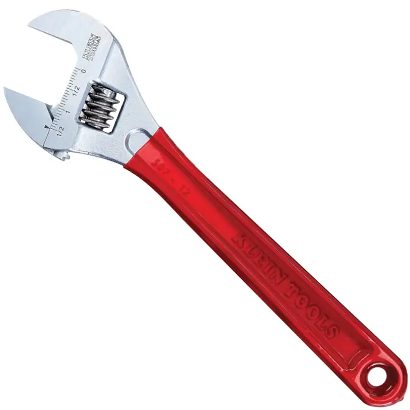 Klein Tools D507-12 High-Capacity 12-Inch Adjustable Wrench