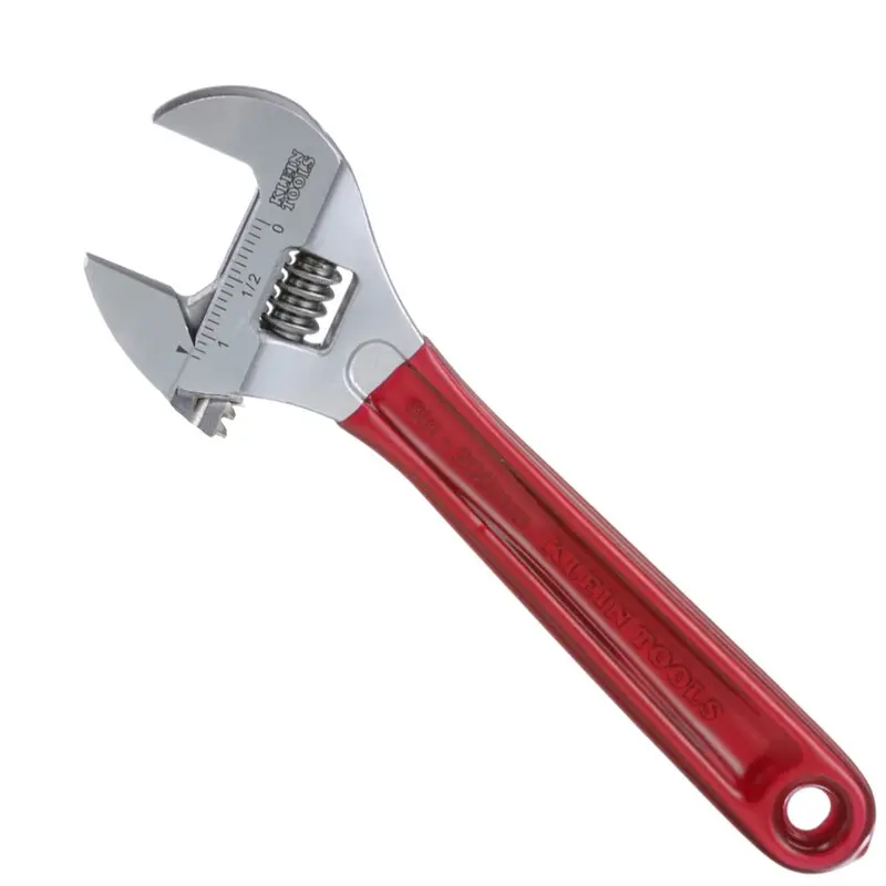 Klein Tools D507-8 Heavy-Duty 8-Inch Adjustable Wrench with Extra Capacity