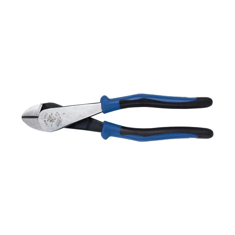Klein Tools J2000-48 Angled Diagonal Cutters – 8″ Heavy-Duty Pliers for ACSR, Nails, Screws & Hardened Wire