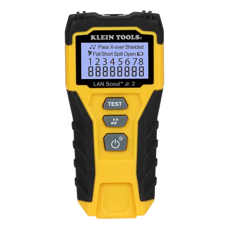Klein Tools VDV526-200 LAN Scout Jr. – Dual-Cable Tester for Network Installations