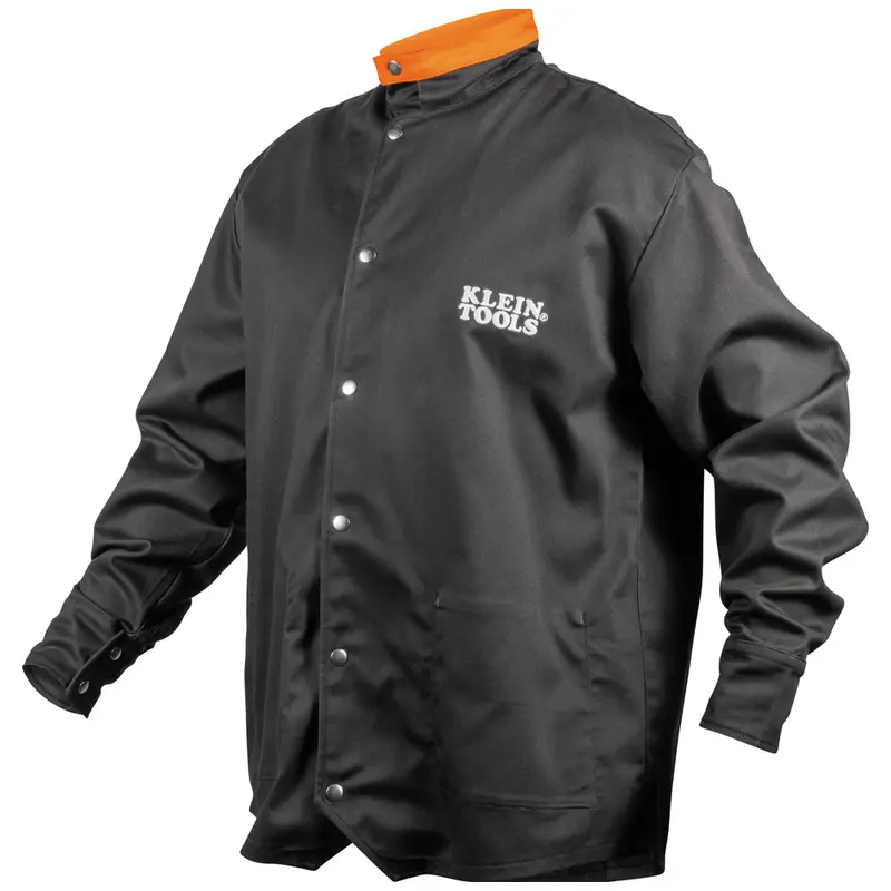 Klein X-Large Flame-Resistant Welding Jacket – Standalone FR Protective Jacket for Arc Welding