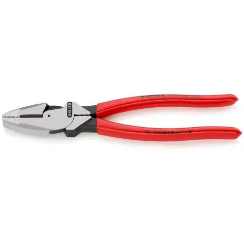 Knipex 09 01 240 Forged Lineman’s Pliers with Cut-Out Grips