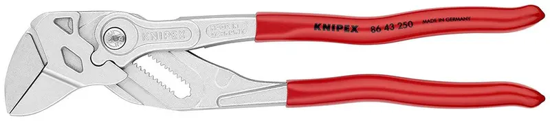 KNIPEX 10-Inch Angled-Handle Adjustable Pliers Wrench