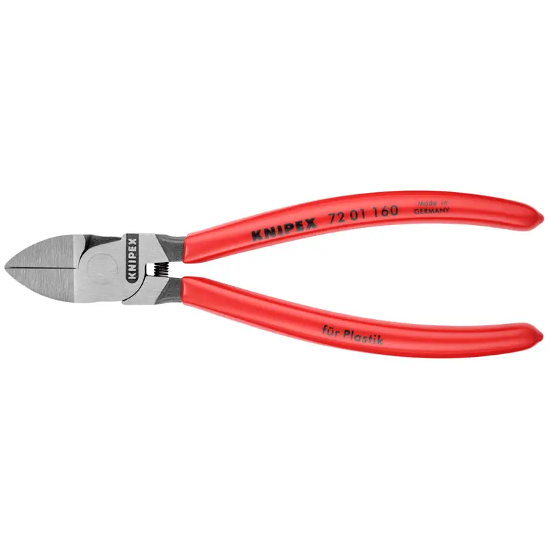KNIPEX 6.25-Inch Diagonal Pliers for Flush-Cutting Plastics