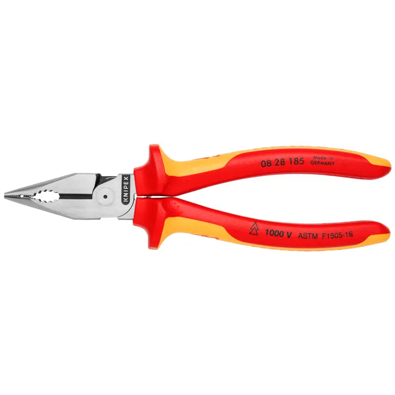 KNIPEX 7.25-Inch 1000V Insulated Needle-Nose Combination Pliers