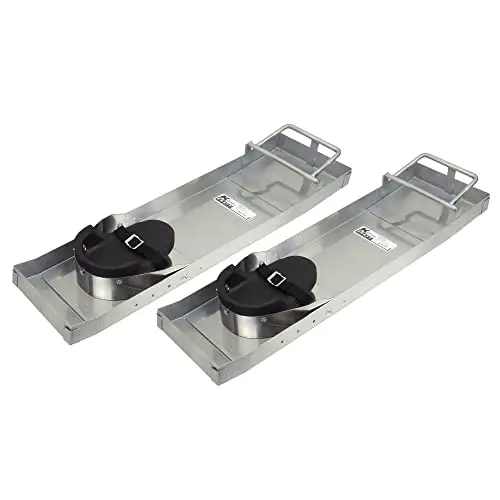 Kraft Tool Deluxe Stainless Steel Knee Boards – 31-Inch x 8-Inch (Pair)