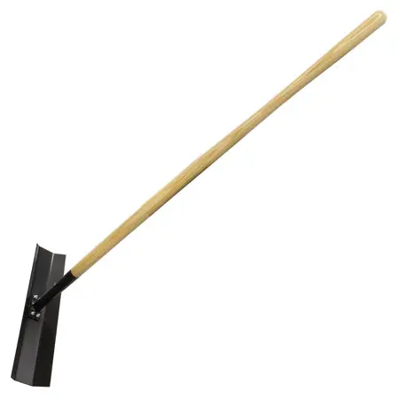 Kraft Tool Heavy-Duty Concrete Spreader – 20″ x 5″ Steel Blade with 60″ Wooden Handle