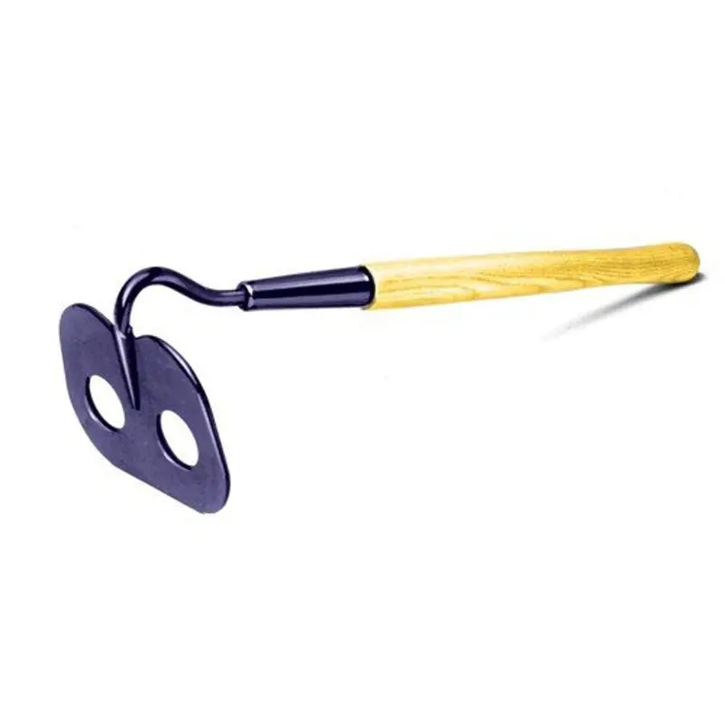 Kraft Tool Mortar Hoe Featuring 18-Inch Wooden Handle