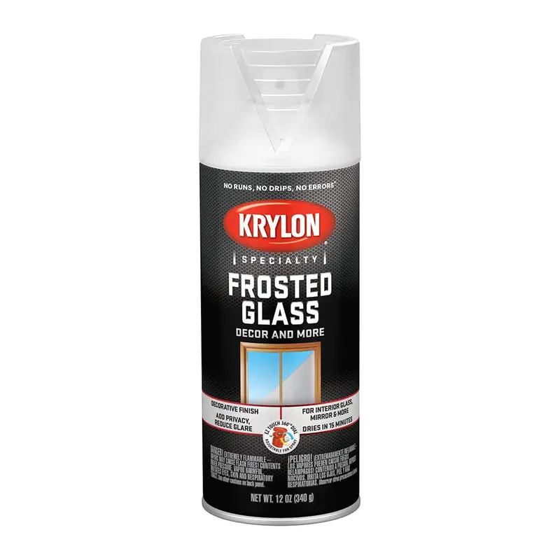 Krylon I00810 Frosted Glass Effect Aerosol Spray – 12 oz