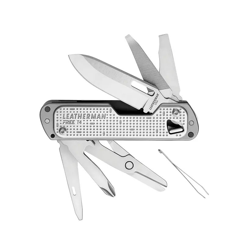 Leatherman Free T4 832684 Magnetic Multi-Tool with Replaceable Blades