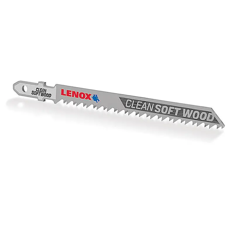 Lenox 1990847 Clean Wood Jig Saw Blade – T-Shank, 4″ × 5/16″, 6 TPI (3-Pack)