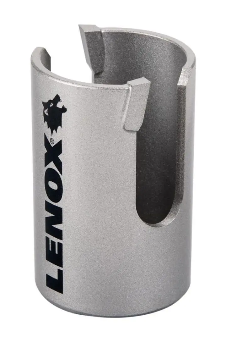 Lenox LXAH4134 1-3/4″ (44mm) Carbide Hole Saw – Fine Control for Tight Spaces