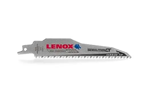 LENOX Power Blast Reciprocating Saw Blade – 9-Inch, 6 TPI, Heavy-Duty Bi-Metal