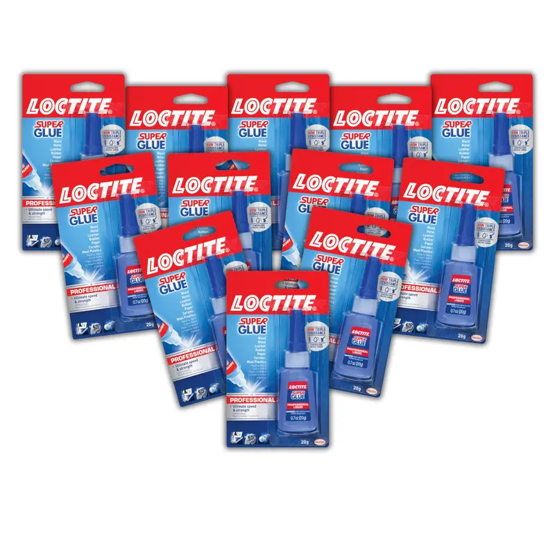 Loctite 1365882 Industrial-Strength Clear Super Glue – 12-Unit Bulk Pack