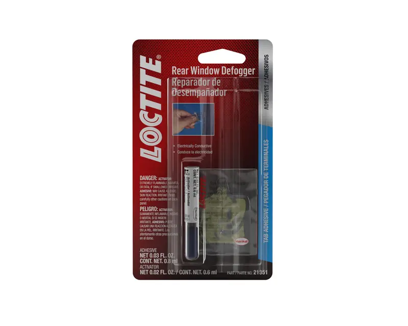 Loctite 21351 Rear Window Defogger Tab Adhesive – 0.03/0.02 fl oz Precision Application for Auto Glass Repairs