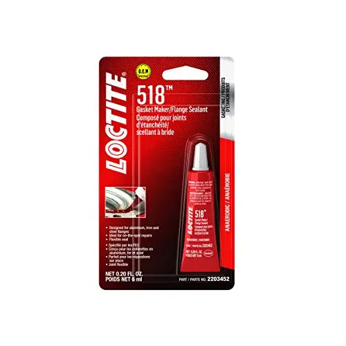 Loctite 518 Gasket Maker & Flange Sealant – Anaerobic, Medium-Strength, Solvent-Resistant (6 mL)