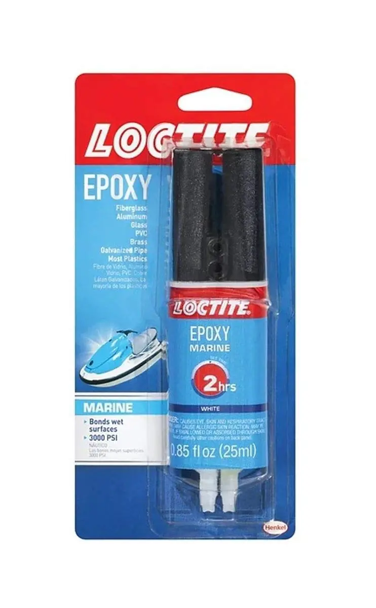 Loctite Marine Epoxy Syringe – Two-Part Waterproof Adhesive for Boats & Wet Environments
