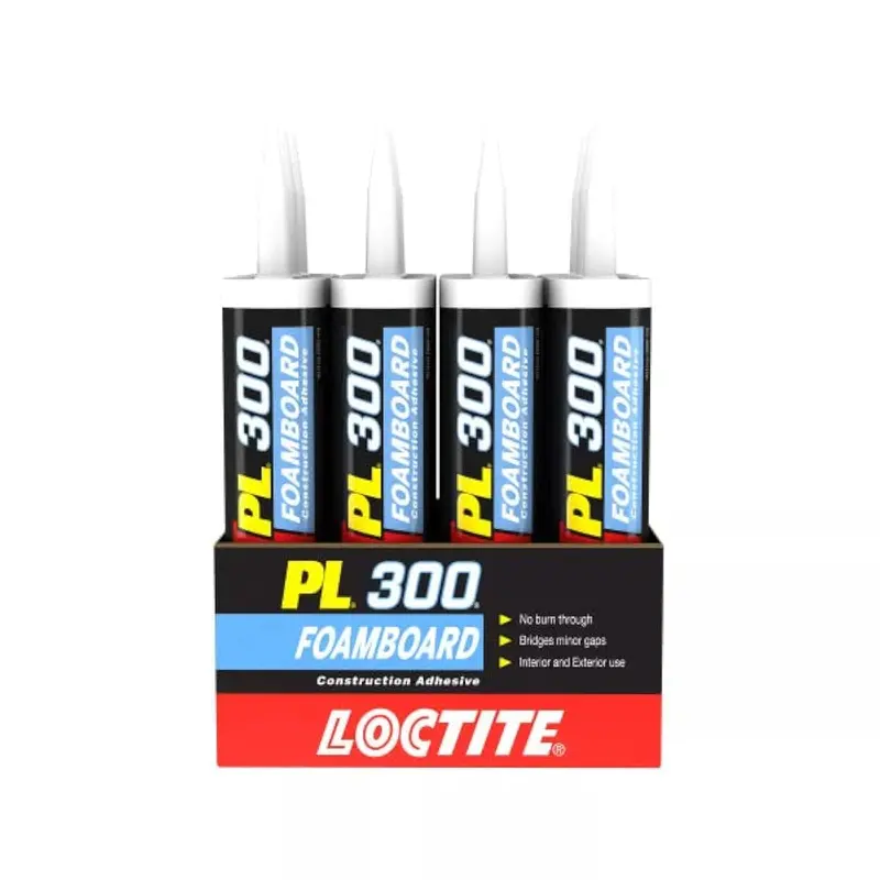 Loctite PL 300 Foamboard Adhesive — 10 fl oz Cartridge (12-Pack)