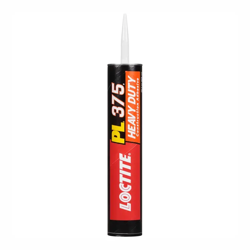 Loctite PL 375 Heavy-Duty VOC-Compliant Construction Adhesive – 10 fl oz Cartridge, Bonds Wood, Drywall, Fiberboard & More