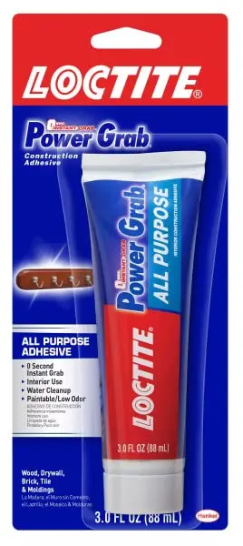 Loctite Power Grab Express All-Purpose Construction Adhesive — 3 fl oz Squeeze Tube (6-Pack)
