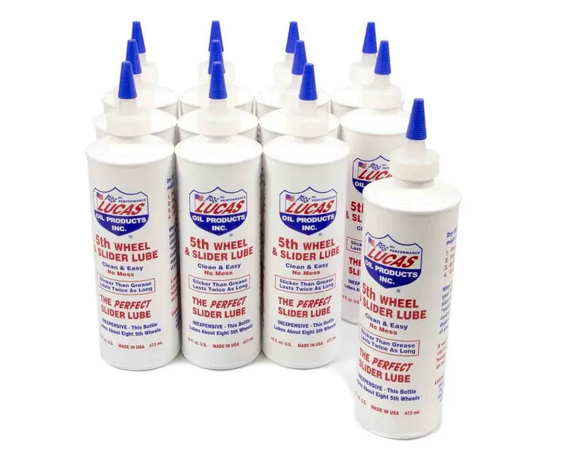 Lucas Oil 10030 Fifth-Wheel Hitch Lubricant – 1 Pint per Unit (12-Pack Case)