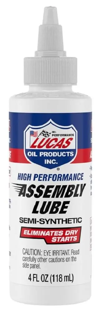 Lucas Oil 10152 High-Performance Semi-Synthetic Assembly Lube – 4 oz Bottle (12-Pack)