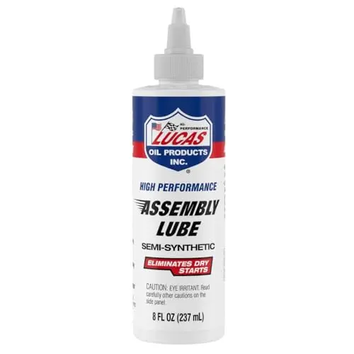 Lucas Oil 10153 High-Performance Semi-Synthetic Assembly Lubricant – 8 oz Tube