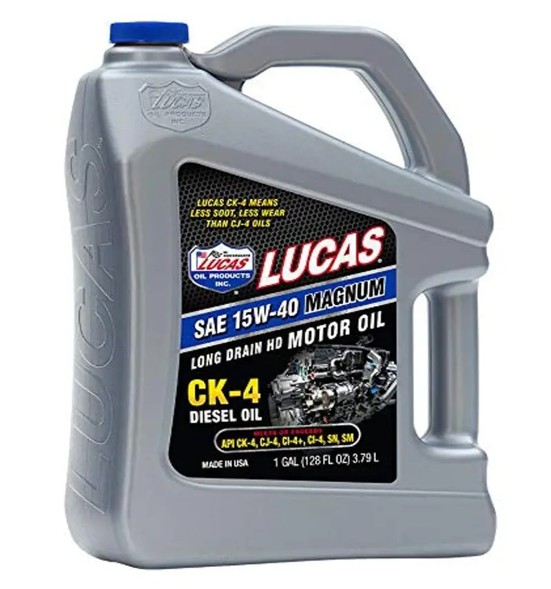 Lucas Oil 10287 SAE 15W-40 MAGNUM CK-4 Diesel Motor Oil – 1 Gallon