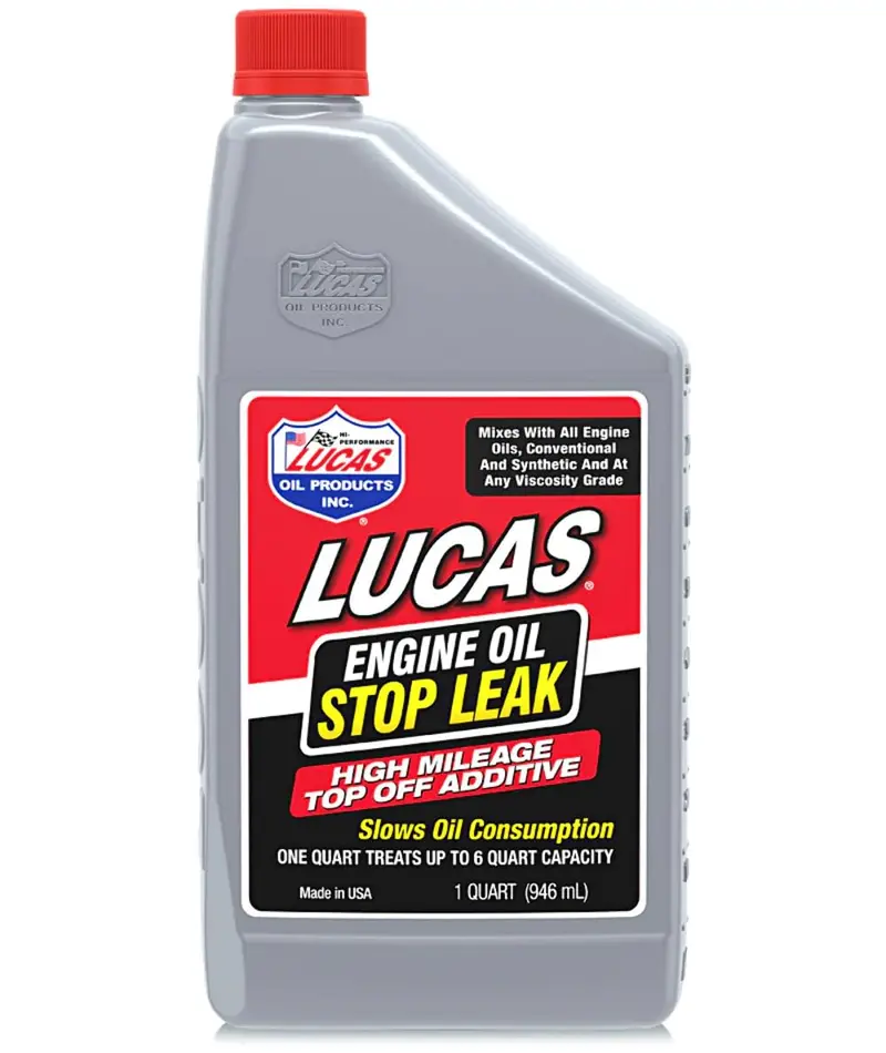 Lucas Oil Engine Oil Stop Leak Top-Off Additive – 12 × 1-Quart Pack