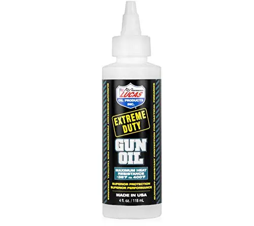Lucas Oil Extreme Duty Gun Lubricant – 4 oz Bottle for Precision Firearm Care
