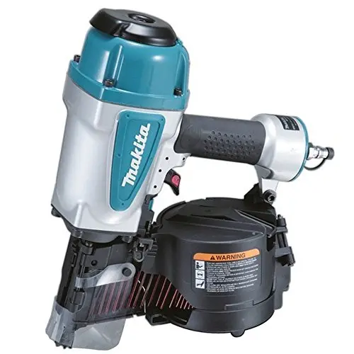 Makita 15° Pneumatic Coil Framing Nailer – 3-1/2″ Fastener Capacity, High-Output Design