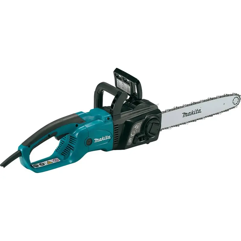 Makita 16″ Electric Chain Saw – 3/8″ Pitch, .050″ Gauge, Low-Kickback Bar